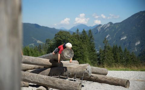 Freizeit Oberammergau - Blick vom Kolben