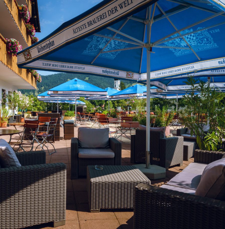 Parkhotel Sonnenhof Terrasse